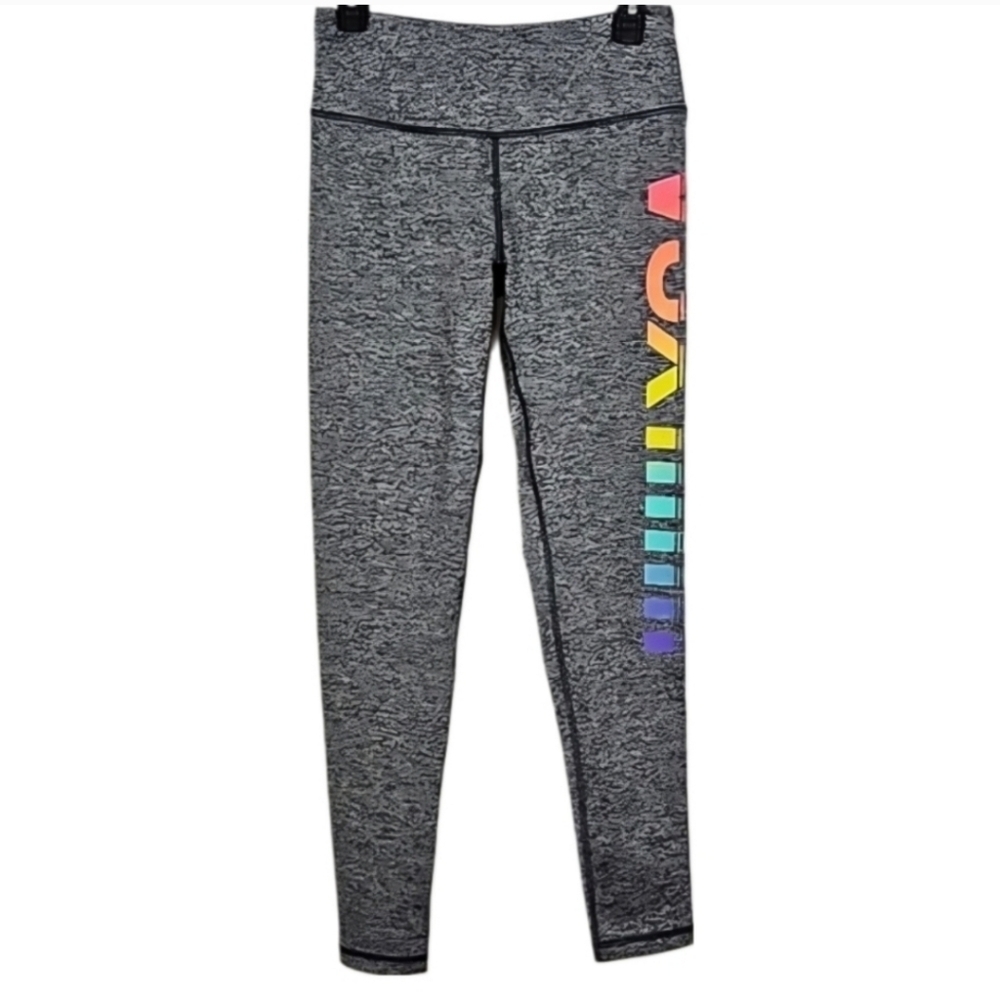 Victoria's Secret Athletic Pants Workout Leggings Multicolor & Gray, Size M Long
